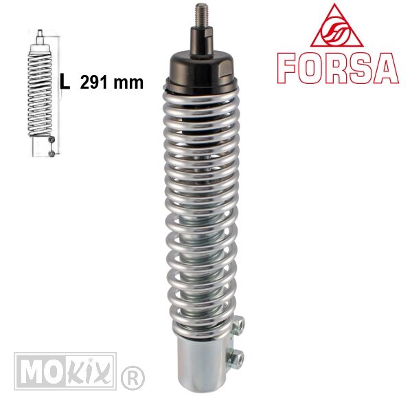 Schokbreker PIA Vespa GT/GTS 125 Zwart Forsa