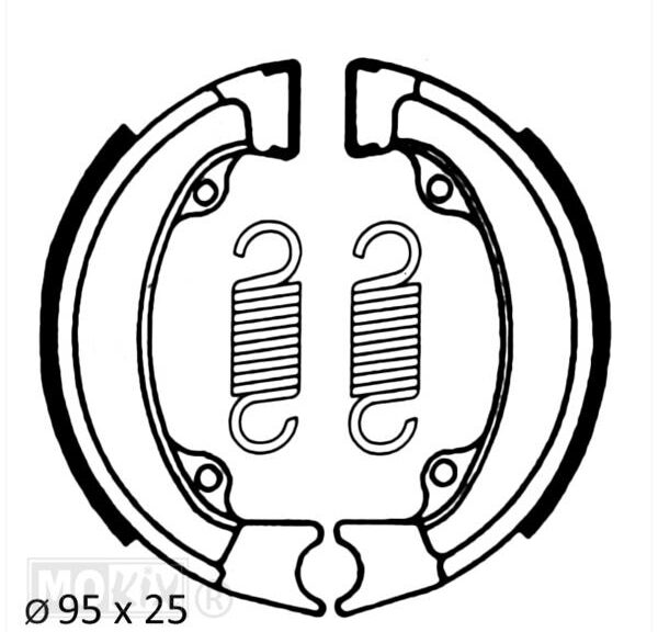 Remschoen-SET Peugeot/Honda 95x 25 NEW Fren - Newfren