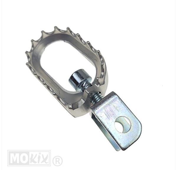 Voetsteunset Rieju MRX/SMX Aluminium Grijs