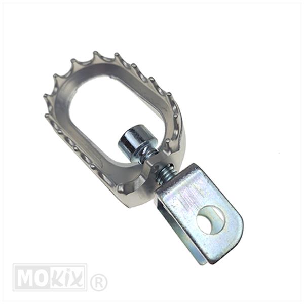 Voetsteunset Rieju MRX/SMX Aluminium Grijs