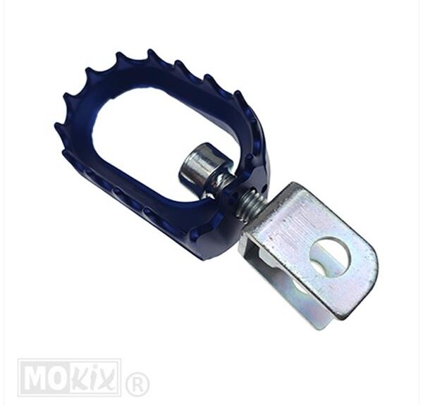 Voetsteunset Rieju MRX/SMX Aluminium Blauw