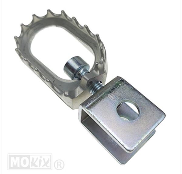 Voetsteunset Derbi Senda-R Aluminium Grijs