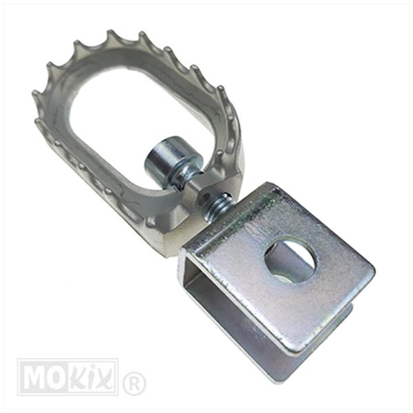 Voetsteunset Derbi Senda-R Aluminium Grijs