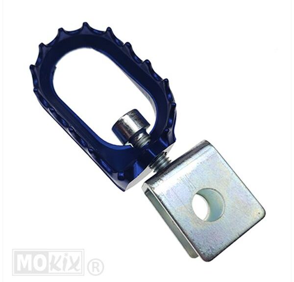 Voetsteunset Derbi Senda-R Aluminium Blauw