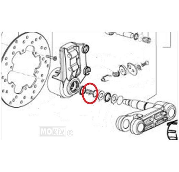 Naaldlager Piaggio Vespa ET4 125 HK2212 ST - Supertec
