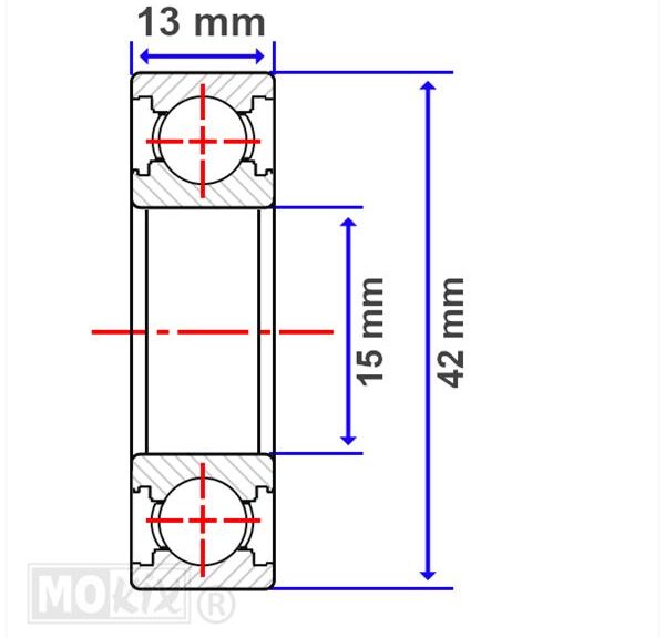 Lager NTN 15-42-13 6302 2RS (1)