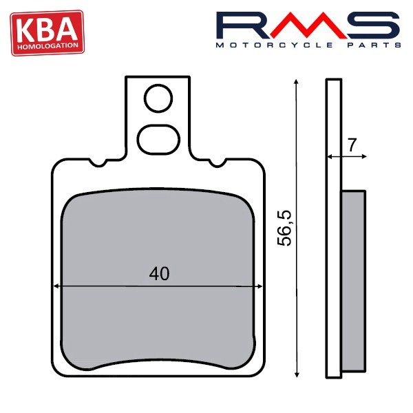 Remblokset RMS (Brembo Aprilia RS) CE