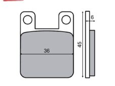 Remblokset RMS (Peugeot Zenith/Speedfight) CE