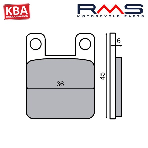 Remblokset RMS (Peugeot Zenith/Speedfight) CE