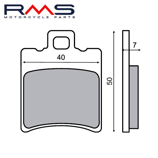 Remblokset RMS (Aprilia Amico/TY/NEO'S/Honda X8R)
