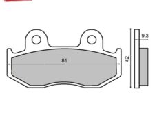 Remblokset RMS (Honda SH 125cc) CE