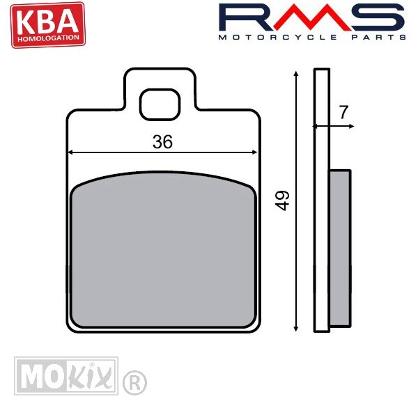 22 510 0300 REMBLOKSET RMS (PIAGGIO LX/ZIP/STALKER /NRG) CE