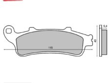 Remblokset Lucas STD Aprilia/KTM/Honda KBA