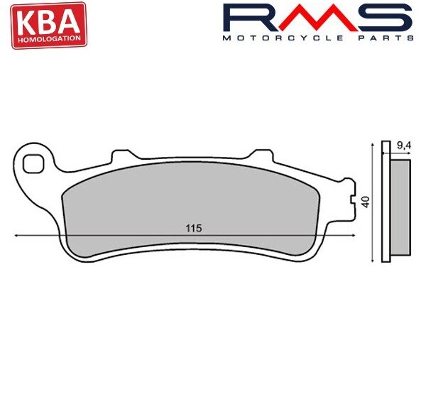 Remblokset RMS (Honda Pantheon 4T 125cc) CE