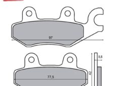Remblokset RMS (Kymco Dink IVA S3/S5) CE