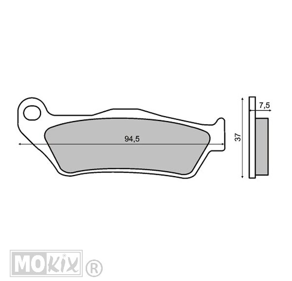 Remblokset RMS (Yamaha Majesty 125cc) CE