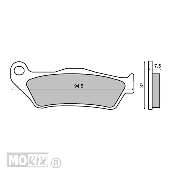 Remblokset RMS (Yamaha Majesty 125cc) CE