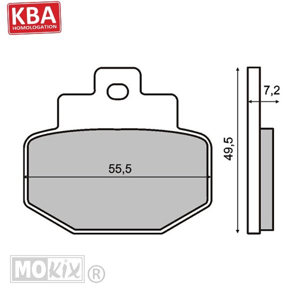 22 510 0450 REMBLOKSET RMS (PIAGGIO GT 125cc) CE