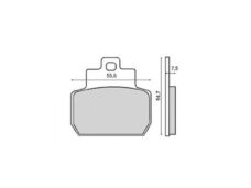 Remblokset RMS (Piaggio Beverly 500 05/06) CE
