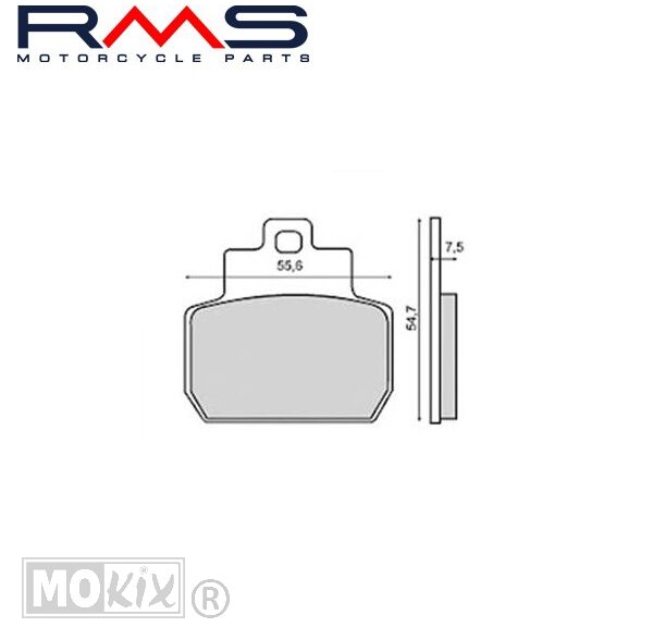 Remblokset RMS (Piaggio Beverly 500 05/06) CE