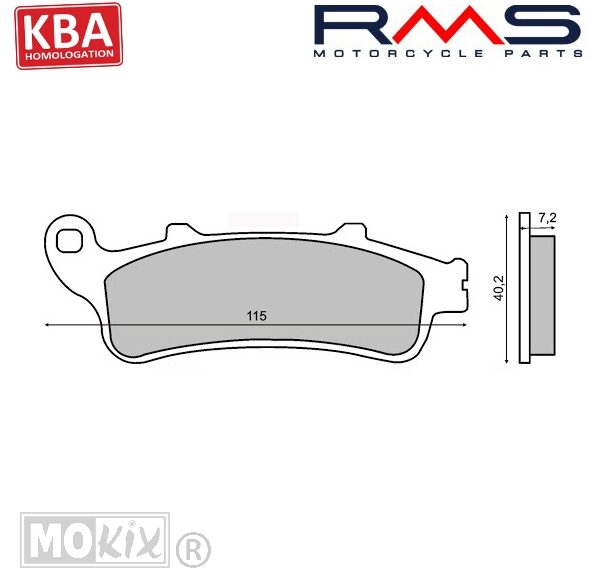 Remblokset RMS (Honda Pantheon 2T '96) CE