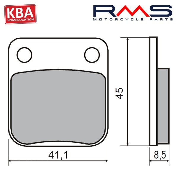 Remblokset RMS (Daelim Tapo/Honda MB) CE