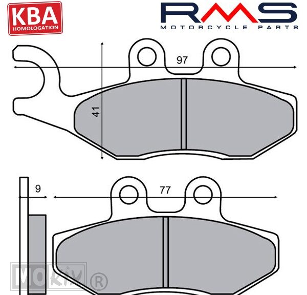22 510 2620 REMBLOKSET RMS (PIAGGIO PRIMAVERA/FLY) CE