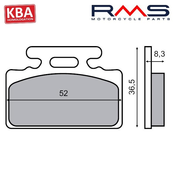 Remblokset RMS (SYM MIO) CE