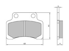 Remblokset RMS (Kymco Generic XOR/Cracker/CHI) CE