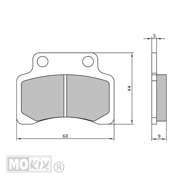 Remblokset RMS (Kymco Generic XOR/Cracker/CHI) CE