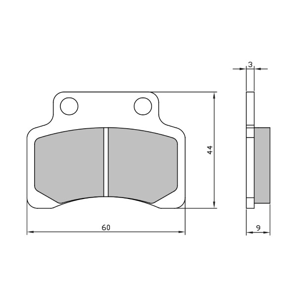 Remblokset RMS (Kymco Generic XOR/Cracker/CHI) CE