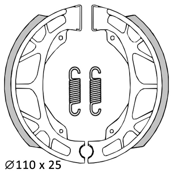 Remschoen-SET MINARELLI/PEUGEOT/SYM/GY6/KYMCO RMS