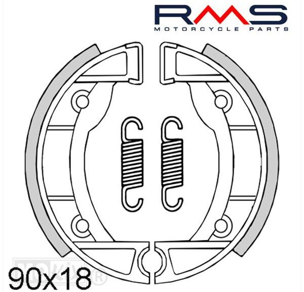 Remschoen-SET Vespa SI/Citta Voor RMS
