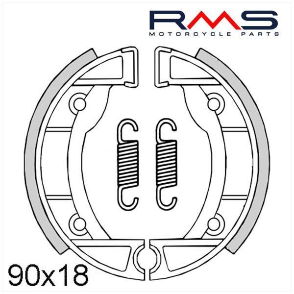 Remschoen-SET Vespa SI/Citta Voor RMS