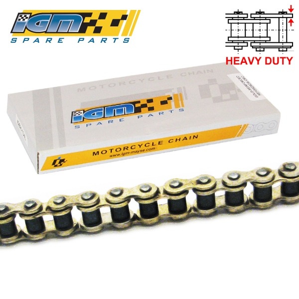 Ketting IGM 428 146L Heavy Duty Goud