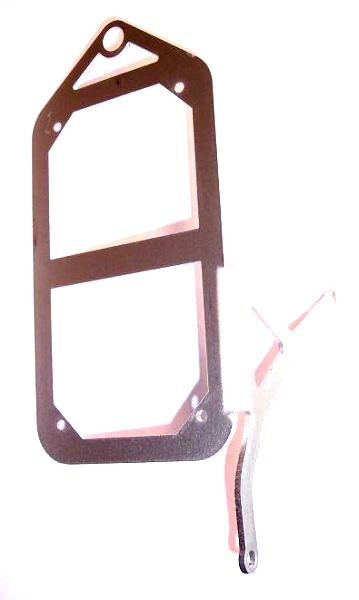 Kentekenplaathouder Morini Aluminium Staand - Opticparts