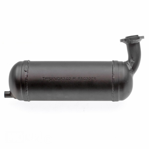 Uitlaat Peugeot 103/104 Flens Zwart Silex