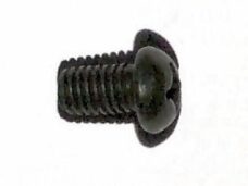 Bout M6x12 GR.Retro Bolkop Zwart