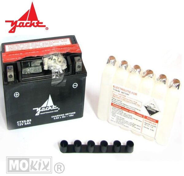 Bateria CTX 9 -BS (YTX 9 -BS) 150x87x106 Iate