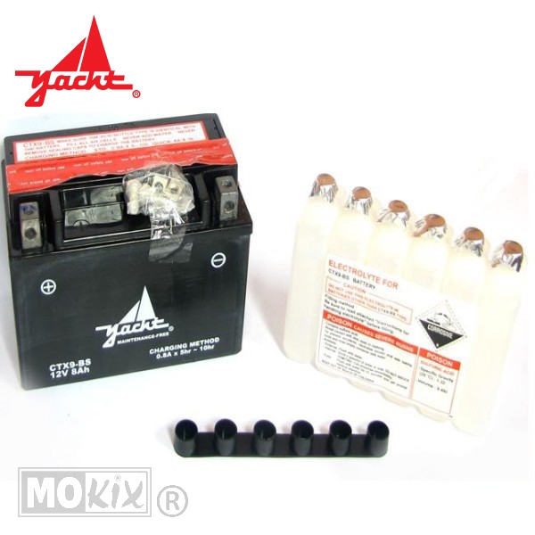 Accu CTX 9 -BS (YTX 9 -BS) 150x87x106 Yacht