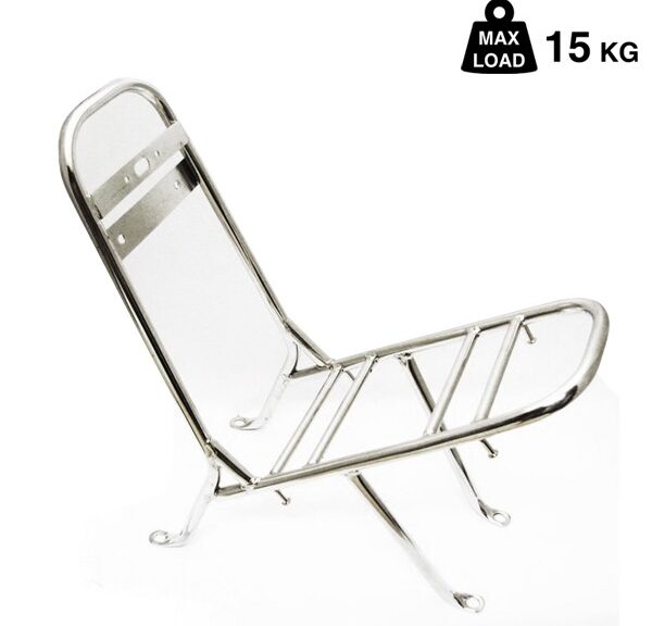 Achterdrager China Grand Retro Chroom