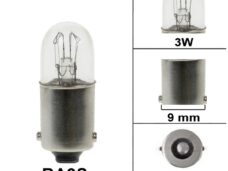 Lamp BA9S 12V 3W (1) - Bollard