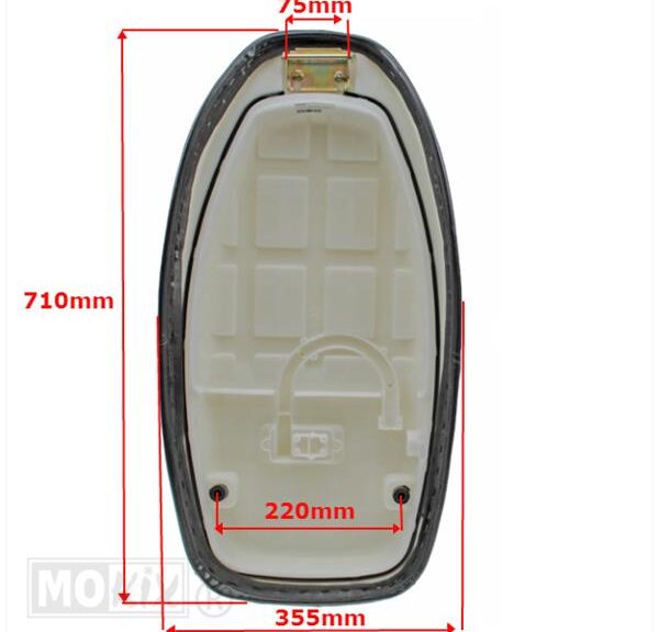 Buddy Seat China Classic LX Zwart