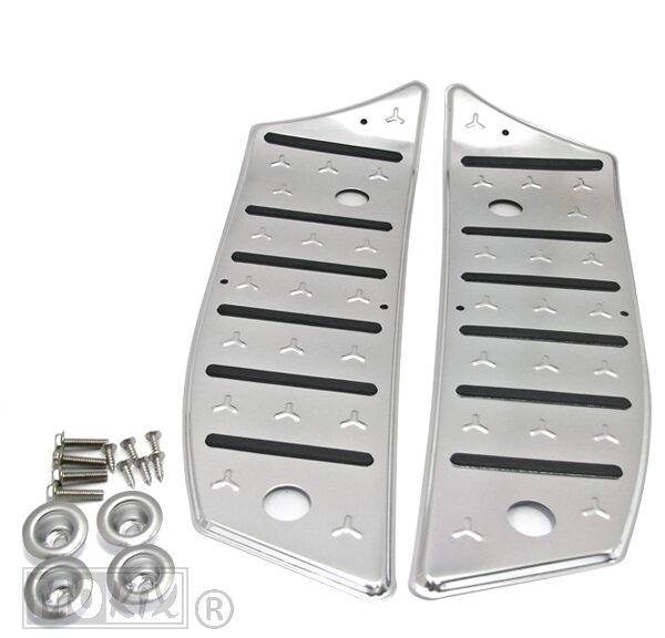 Juego de placas de estribo China Classic LX de aluminio