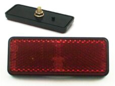 Reflector Rechthoek 90x35 Rood 1 Bout M6 CE