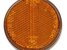 Zijreflector Rond 60mm Oranje Bout M6 CE