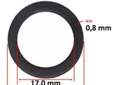 CHI Retainer Valve Spring GY6 50 22.5x17.0x0.8mm