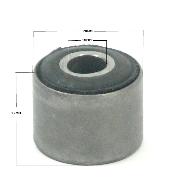 Motorsilentblok China/PEU/SYM 4T GY6 28x10x22mm - Supertec