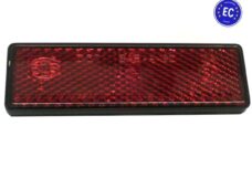 Reflector Rechthoek 94x28 Rood 2 Bouten CE
