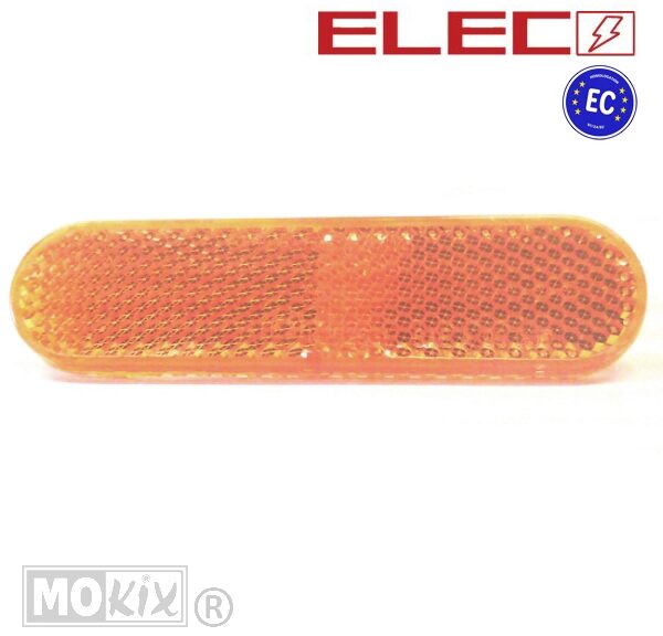 Reflector Rechthoek 96x24 Oranje Plak CE